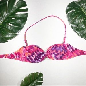 Victoria’s Secret Pink Tie Dye Bandeau Bikini XS